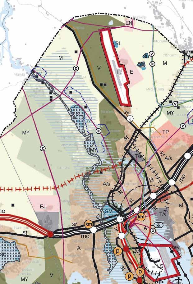 Kotka, Kymijoen eteläosan osayleiskaava 5 SUUNNITTELUTILANNE KAAVAT YLEISKAAVA Koko Kotkan yleiskaavan on valtuusto hyväksynyt vuonna 1986.