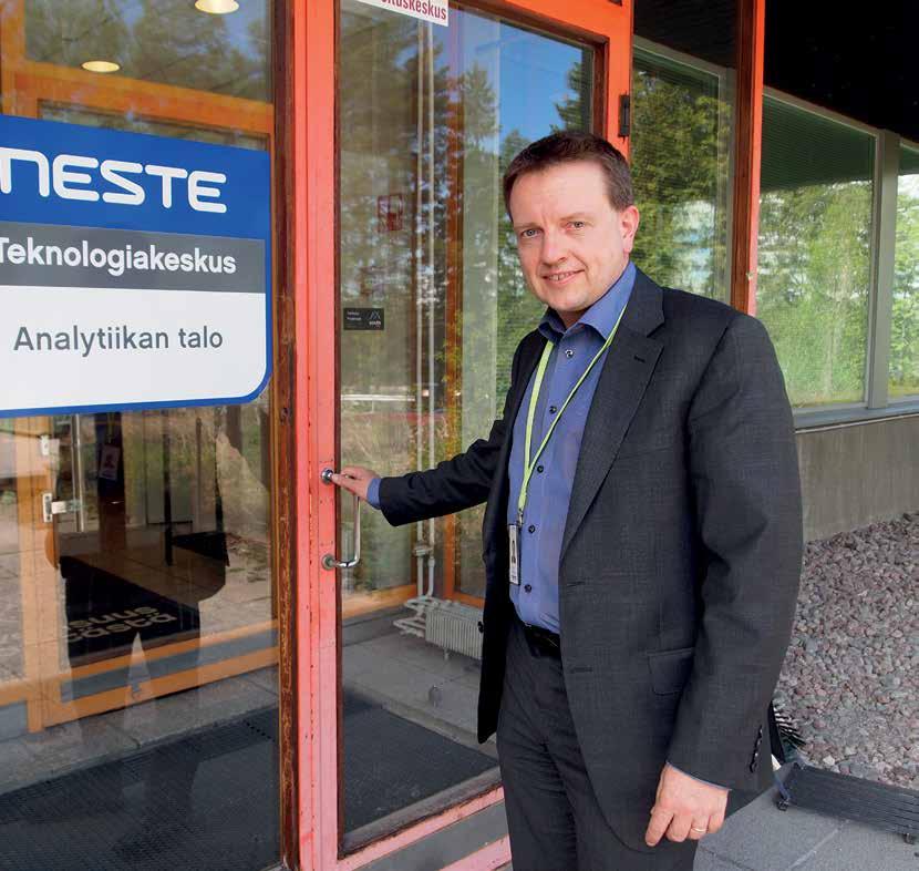 Nesteen tutkimusjohtaja Petri Lehmus vetää Porvoossa 250 hengen tutkijaryhmää.