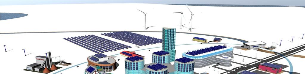 electric city Centralized Solar Wind power Hydro 110 kv CHP