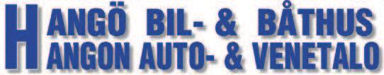 HANGoN Auto- JA VeNetALo esplanadi 130, 10900 HANko Puh. 019 267 6700 Auki ma pe klo 8 17 ja la klo 9 13 ofi ce@hav.