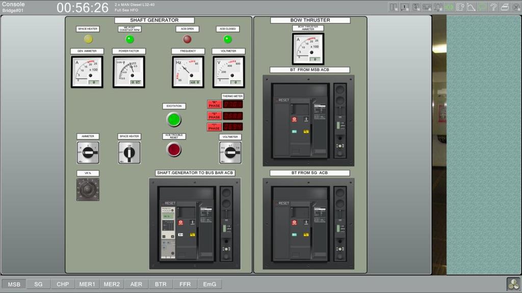 Avaa ECR valikosta ECR Propulsion Control sivu ja käännä molempien koneiden PITCH REDUCED kytkin asentoon 1.