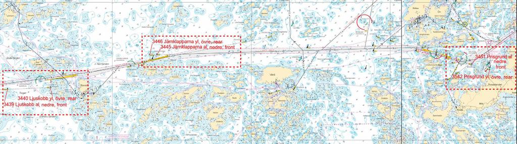 Muuta Ändra Amend LJUSKOBB Voi olla ajoittain poissa käytöstä. Kan tillfälligt vara ur bruk. May temporarily be inoperative. 59 51.843'N 21 52.452'E 3439, (C4744.