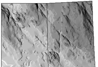 3 Moreenikerrostumat Kuva 1. Höylän kartta-alueen korkokuva. Valkea viiva kuvaa muinaisen Yoldiameren ylintä rantaa. Alueen selvästi yleisin maalaji on moreeni.
