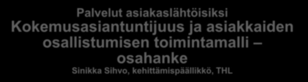 Sinikka Sihvo Sinikka