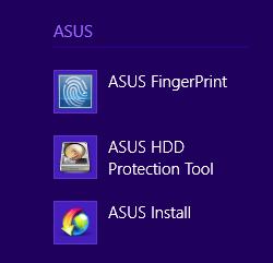 ASUS FingerPrint Kuvaa kannettavan tietokoneen sormenjälkianturilla sormenjälkibiometriikka käyttämällä ASUS FingerPrint -sovellusta.