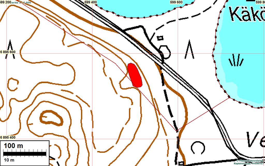 5 Muinaisjäännös ENONKOSKI 65 KÄKÖTAIPALEENLAHTI Mjtunnus: Rauh.