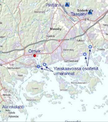 6.5.2. Vaikutukset veneilyyn ja muuhun virkistystoimintaan Kaavamuutos pienentää koko Storörenin alueen yleisten virkistysalueiden kaavavarantoa. Myös (VU-7) -alueen pinta-ala vähenee n.