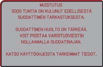 Vianetsintä Liittyvät viestit (jatkuu) Viesti Kuvaus Tulosignaalin horisontaalinen tai vertikaalinen taajuus ei ole määritetyn alueen rajoissa.