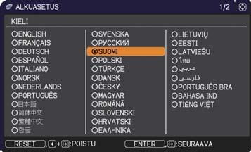 INPUT ASPECT PAGE UP DOWN KEYSTONE/ PERFECT FIT TEMPLATE ESC FOCUS POSITION IWB AUTO MAGNIFY ON OFF CALIBRATION ACCENTUALIZER HDCR MYBUTTON ENTER D-ZOOM FREEZE VOLUME AV MUTE MENU RESET Virta