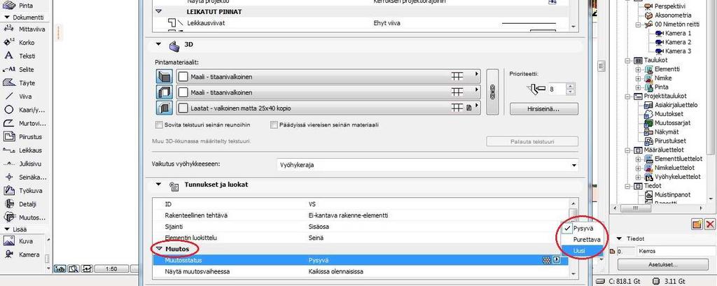 Tämän jälkeen arkkitehti suunnittelee ja mallintaa rakennuksen sisä- ja ulkopuolen projektissa vaadittavalla tarkkuudella.
