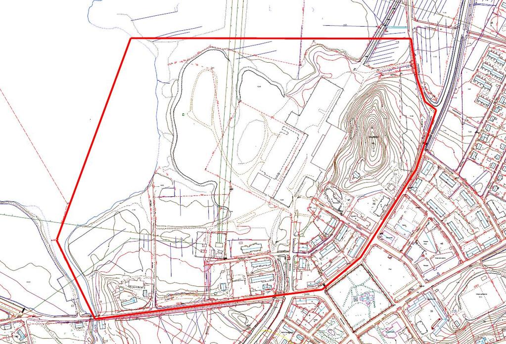 NYKYTILANNE Kaava-alue on nykyisellään osittain rakennettua, liikennejärjestellyiltään jäsentymätöntä Karkkilan keskustaan liittyvää metsä- ja peltoaluetta, jolla sijaitsee asuin-, toimitila- ja