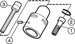 TOOLN SYSTEMS Spare parts Varaosat Coromant Capto Pyörivät työkalut Kierresorvaus Jatko-/supistuskappaleet Cx-391.01A/ Cx-391.01D 1 2 3 1) 4 1) 5 Cx-391.02/ Cx-391.