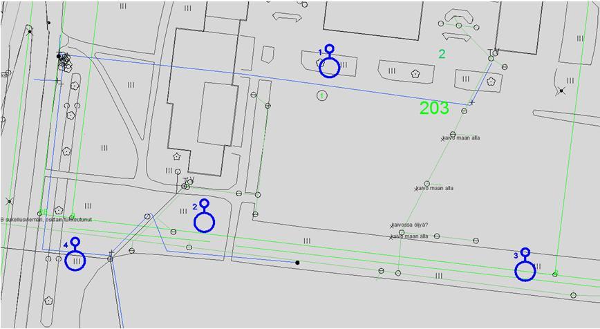 Kohde: Pohjavesiputkikortti No PVP 2 RAUMA, KARINKENTTÄ N2000 Työnumero: 50025393-00 X Muovisuodatin Siiviläputki Kaivo Putken yläpään korkeus +3,20 Suodattimen pituus (m) 4,00 Putken alapään korkeus