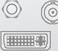 3. Näyttölaitteen asennus - DVI tai VGA: 1 ja/tai 6 PC analoginen (VGA) syöttölähde voidaan liittää DVI-I -syöttöliittimeen käyttämällä DVI-I -- VGA -sovitinta.