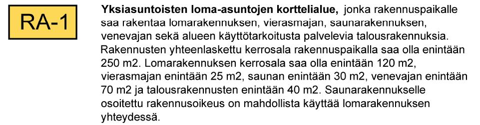 Nosto Consulting Oy 16 (19) 4.2. Aluevaraukset Korttelialueet Kaavamerkinnät ovat ympäristöministeriön voimassa olevien ohjeiden mukaisia.