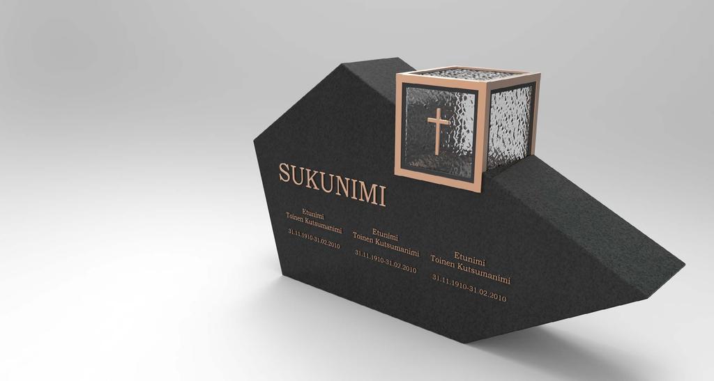Neliönmallisen lyhtykehyksen ja kiven ristiriita, joka