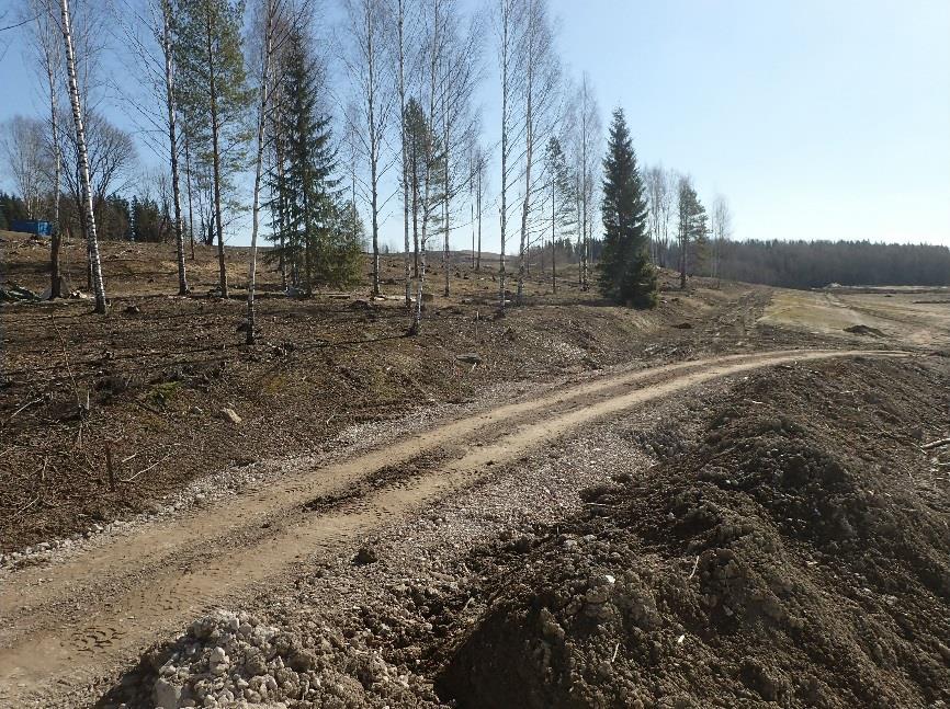 ) Alueen 2 eteläosaa