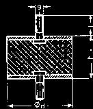 KUMIPALJETASAIMET KUMIPALJETASAIN RYHMÄ 0640 46 Punainen (EPDM/Ny/EPDM) sisäkierreliittimin Käyttöalue: Jäähdytysvedelle, kylmälle ja kuumalle vedelle, hapoille, lipeälle, alkoholeille,