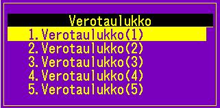 VAIHE YKSI = Verotaulukon 1 muuttaminen 23% 24% 1.