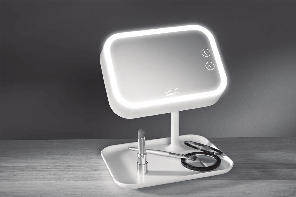 LED MAKE UP MIRROR/LAMP LED-KOSMETIIKKAPEILI/ -YÖPÖYTÄLAMPPU Käyttöohje LED-SMINKSPEGEL/