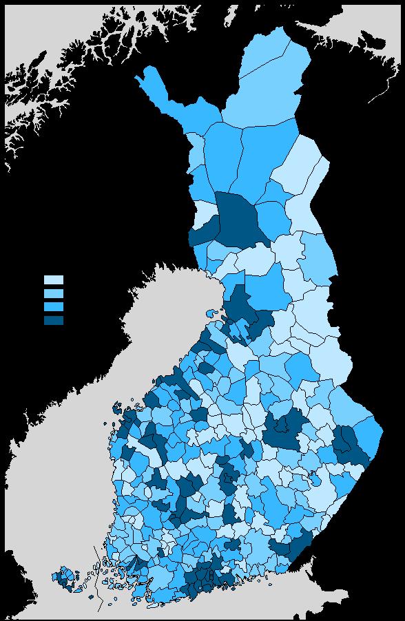 2.4 YHDYSKUNTARAKENTAMINEN Rovaniemellä valmistuneet asunnot 2006-2016 Erilliset pientalot Rivi- ja ketjutalot Kerrostalot 600 500 400 244 311 300 200 100 214 31 150 52 229 230 29 208 71 46 146 125