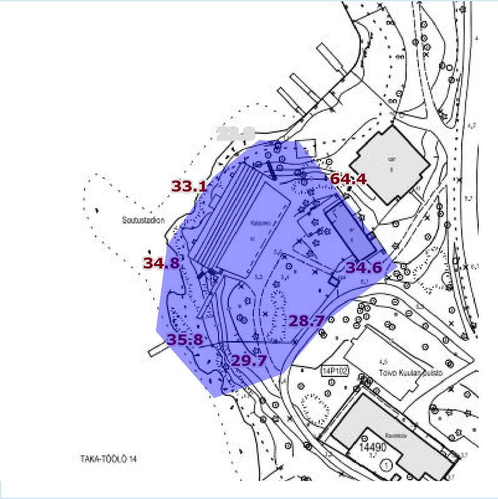 Sivu 3/6 16.0 23.8 20 m Pinta-ala (m2): 6152.00 Rakennetaanko tapahtuma-alueelle tilapäisiä rakennelmia? : Minkälaisia rakennelmia?