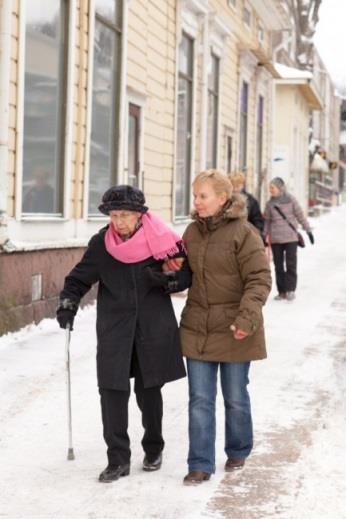 Ulkoiluystävätoiminnan käynnistäminen Suunnattu iäkkäille, jotka eivät kaatumisen pelon,