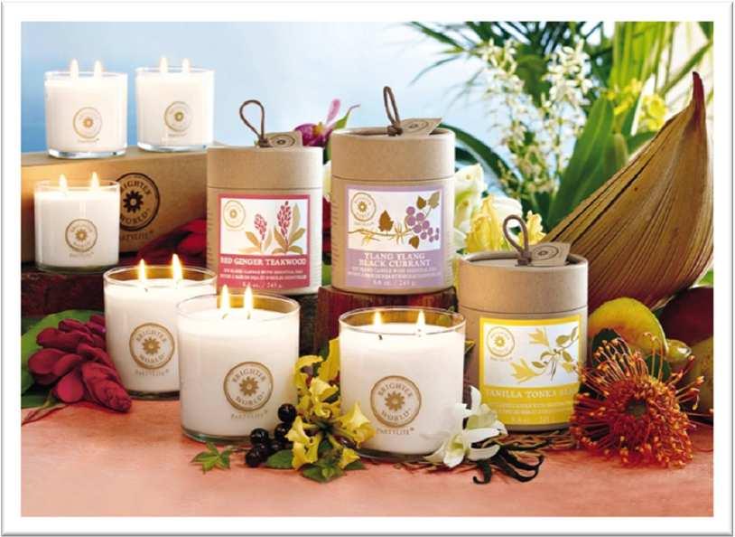 Teemme maailmasta kirkkaamman paikan Brighter World kynttilät Kolme uutta tuoksua» Kauniissa pakkauksessa täydellinen lahja Punainen inkivääri & tiikki Laosin maalaiskylistä Kaakkois-Aasiasta