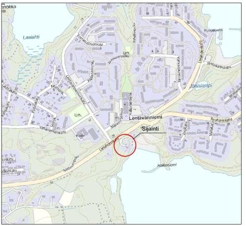 LENTÄVÄNNIEMEN ASEMAKAAVA NRO 8354 2 Kuva 1. Selvityskohde sijaitsee Lentävänniemessä Tampereella (Ramboll Finland Oy 2013). 3. LÄHTÖKOHDAT 3.