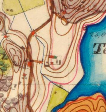 Vuoden 1961 peruskartalla tilanne Haran tontilla on sama kuin 1958 kartalla.