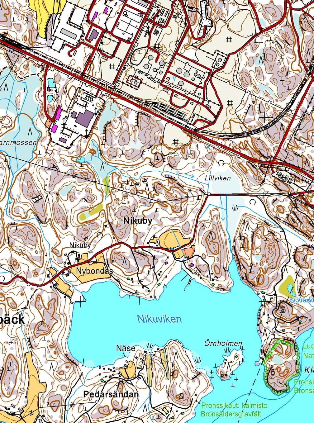 LIITE I (7) Porvoo Svartbäck Nikuviken 1 Taustakartta: