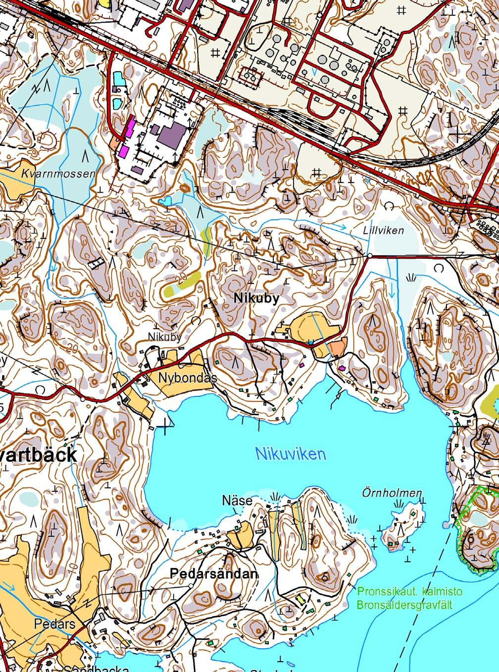 LIITE I (8) Porvoo Svartbäck Nikuviken 2 Taustakartta: