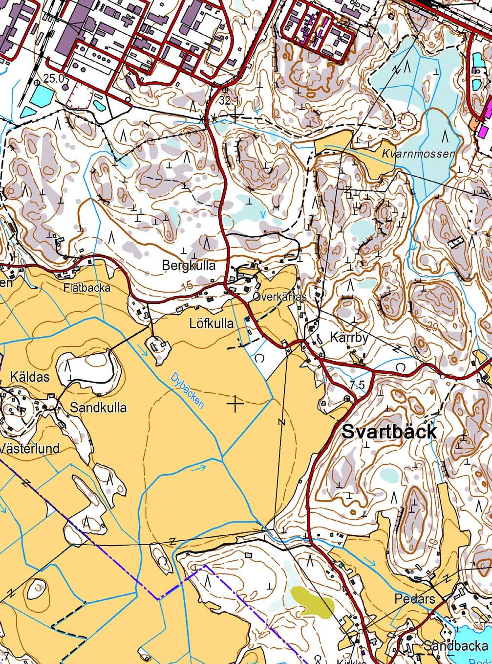LIITE I (13) Porvoo Svartbäck (Svartbäck) Över-Kärrby Taustakartta: Maanmittauslaitos p =