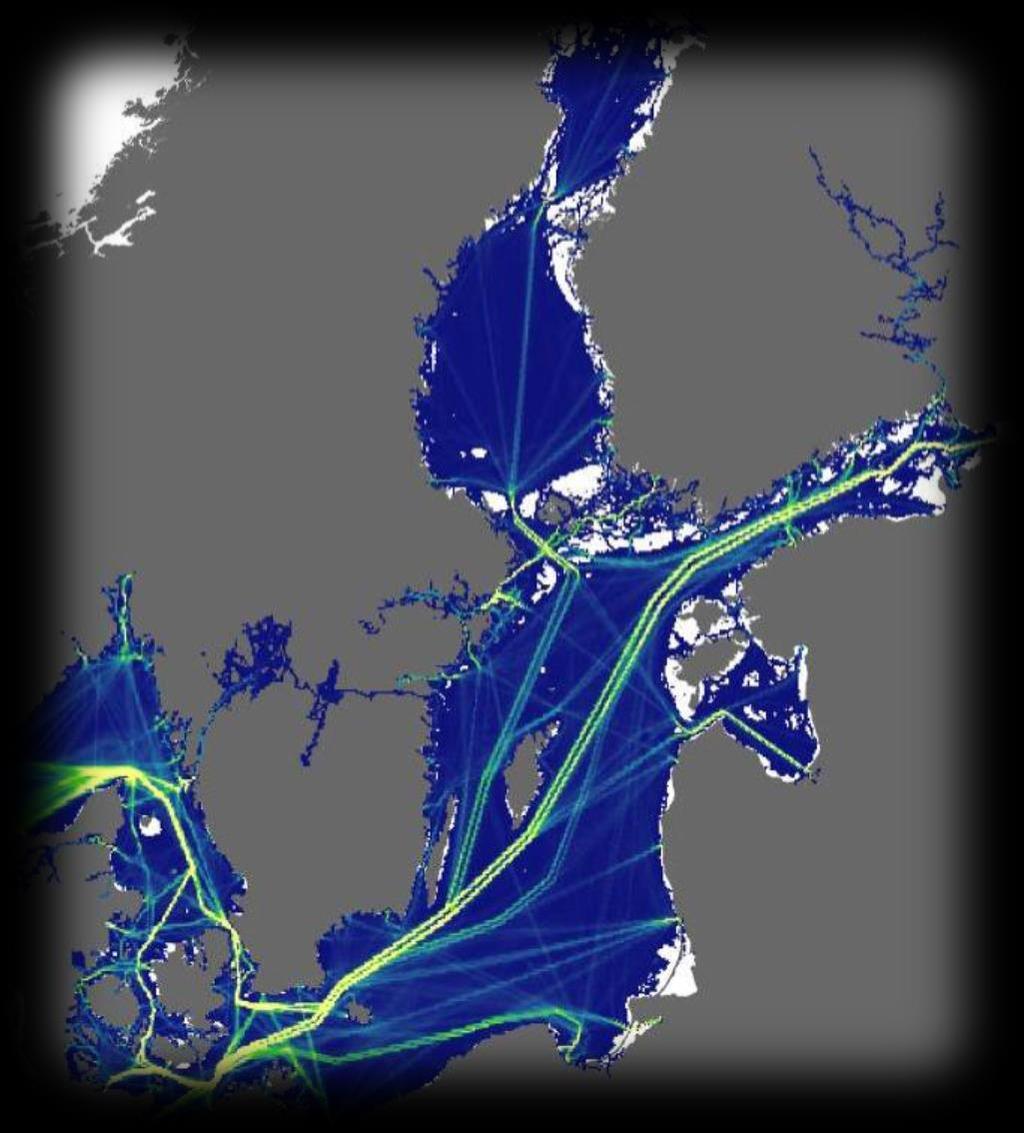 Merellinen toimintaympäristö ~2000 alusta liikkuu Itämerellä tällä hetkellä. (n. 25% alusten lastina öljyä, öljytuotteita tai kemikaaleja) ~200 alusta liikkuu Suomen aluevesillä päivittäin.