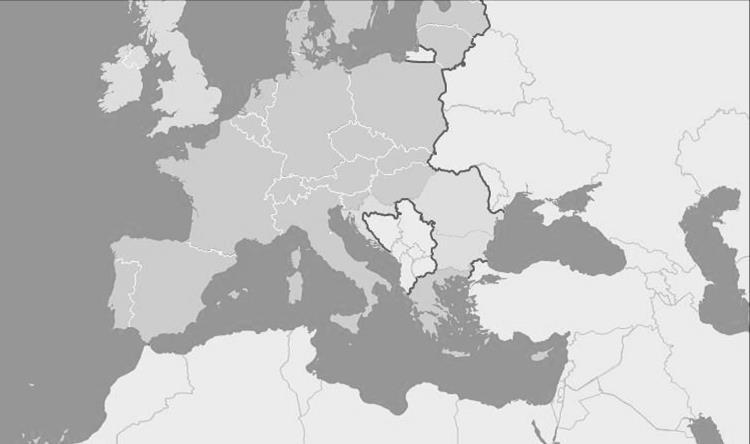 Laittoman maahantulon pääreitit EU-alueelle 2015 rajanylityspaikkojen ulkopuolelta