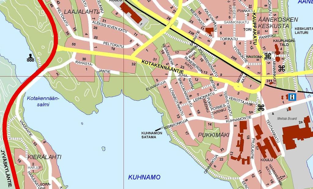 1 OSALLISTUMIS- JA ARVIOINTISUUNNITELMA (MRL 63 ) 17.2.2015 ÄÄNEKOSKEN KAUPUNKI KOTAKENNÄÄNTIEN LIIKENNEYMPYRÄN ASEMAKAAVAN MUUTOS 1.