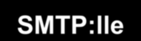 Sähköpostiviestin rakenne (on SMTP:lle vain dataa) Eri asia kuin SMTP: eri standardit (RFC 822) Esim.