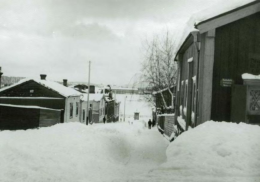 Hallituskadun alku 1900-luvun alussa.