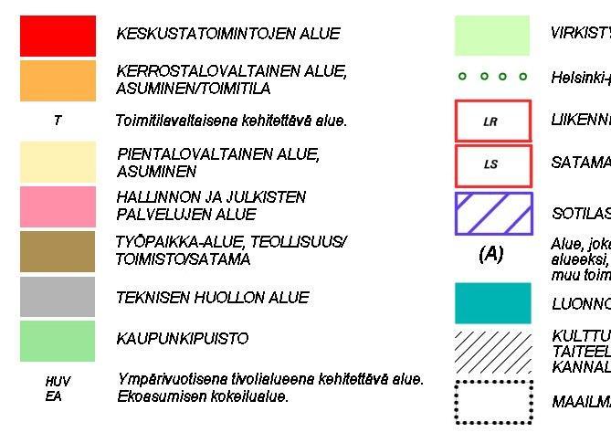 Ote yleiskaava 2002:sta Katajanokka, kortteli