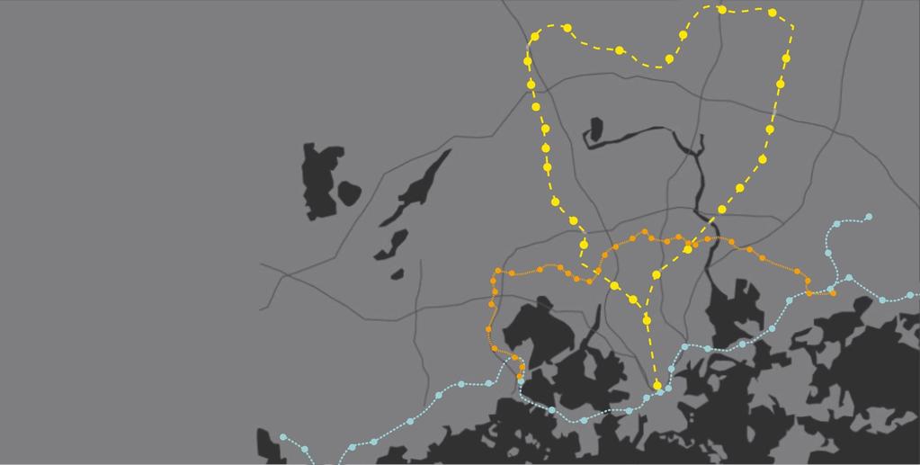 SRV rakentaa asuntoja keskeisiin liikenteen solmukohtiin KEIMOLANMÄKI KIVISTÖ VANTAANKOSKI MARTINLAAKSO AVIAPOLIS TIKKURILA METRO MYYRMÄKI KEHÄRATA RAIDEJOKERI SRVN