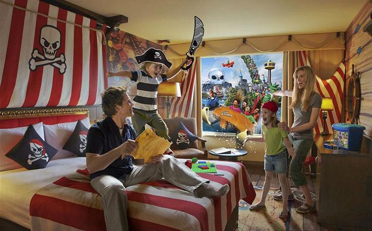 Lehdistötiedote 21. kesäkuuta 2017 MAAILMAN HAUSKIMMAT PERHEHOTELLIT Legoland Hotellissa on sisustus kohdallaan.