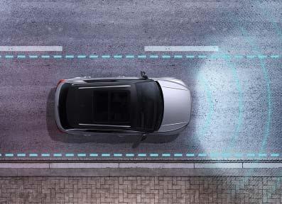 Lisävarusteena saatava katvealueen varoitin Blind Spot auttaa havaitsemaan kuolleessa kulmassa olevan ajoneuvon, jotta kuljettaja ei vaihda kaistaa toisen ajoneuvon eteen.