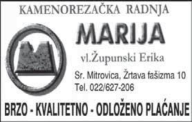 Зва ти од 19-22 са та.тел: 022/552-017 - Про да јем ИМТ под ри вач са 13 те ла и ваљком. Тел: 063/8232-384 МА ШИ НЕ-АЛА ТИ -Про да јем апа рат кон цен тра тор ки се о ни ка.