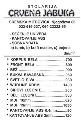 Тел: 061/264-3981 - Про да јем пум пу за во ду на бен зин 600л у мин, но ва. Тел: 069/672977 - Вр ло по вољ но леђ на мо тор на пр ска ли ца, мо тор на ко си ли ца за тра ву и ко па чи ца ХОН- ДА.