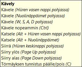 Voit aina halutessasi katsoa komponentin tietoja valikon Info ikonista ja klikkaamalla komponenttia 3D näkymässä. Valitun komponentin tiedot näkyvät Info näkymässä.