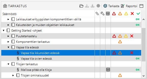 (14) Huomaa, että koordinoinnissa näkyy punainen ruksi sen merkiksi, että ilmoitus on luokiteltu hylätyksi.