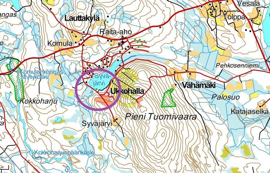 UKKOHALLAN JA SAUNAMAAN ASEMAKAAVOJEN OSITTAINEN MUUTOS JA LAAJENNUS 37 SUUNNITELMAN NIMI JA SUUNNITTELUALUE UKKOHALLAN JA SAUNAMAAN ASEMAKAAVOJEN OSITTAINEN MUUTOS JA LAAJENNUS HYRYNSALMEN KUNTA