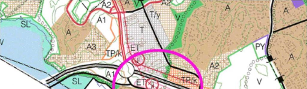 Kauklahden suuralueet. Kaava sai lainvoiman vuonna 2010. Espoon eteläosien yleiskaavassa (v.