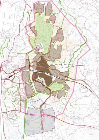 11 POHJOINEN / NORR SIPOO - TALMAN OYK SIBBO - DELGENERALPLAN FÖR TALLMO rakennemallivaihtoehto 1:20 000 väljä pientaloasuminen, loma-asunnot/ alternativ strukturmodell 1:20 000 gles