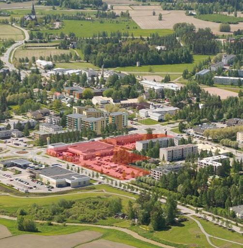 Pornaistentien rajaamasta korttelista, joka sijaitsee keskeisellä paikalla Nikkilän keskustassa. Suunnittelualueella on tällä hetkellä kaksi käyttöikänsä päähän tullutta liikerakennusta.